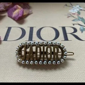 Dior | Accessories | Dior Jadior Pearl Hair Barrette | Poshmark display picture 2